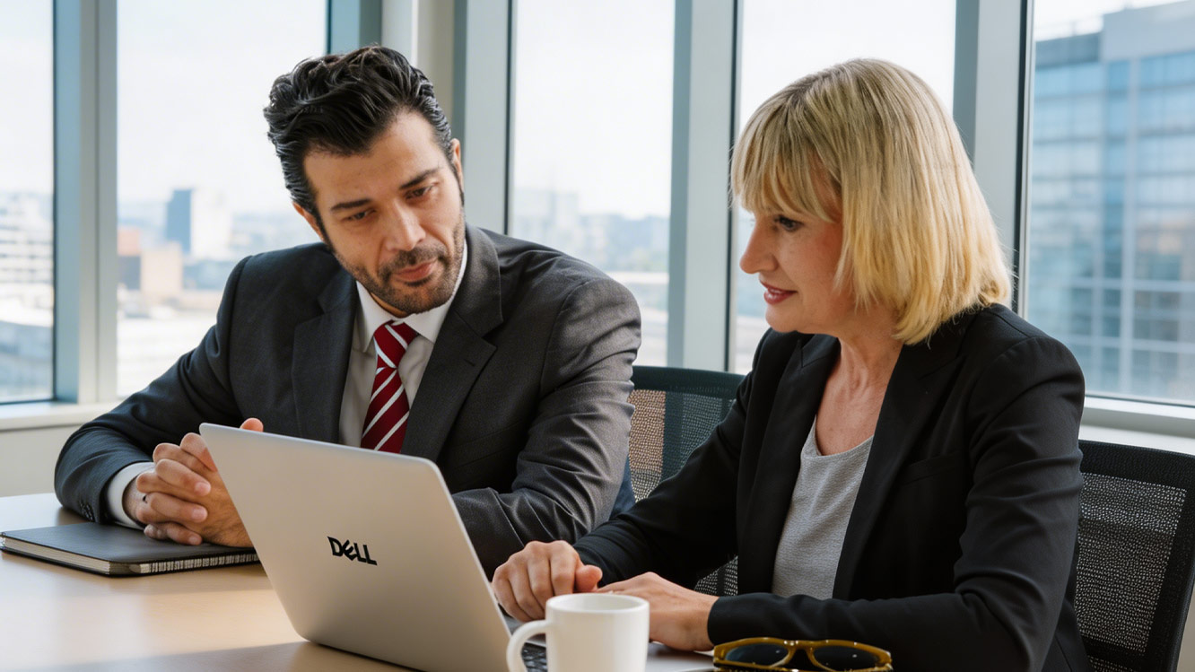 Our partnerships team supporting a business customer